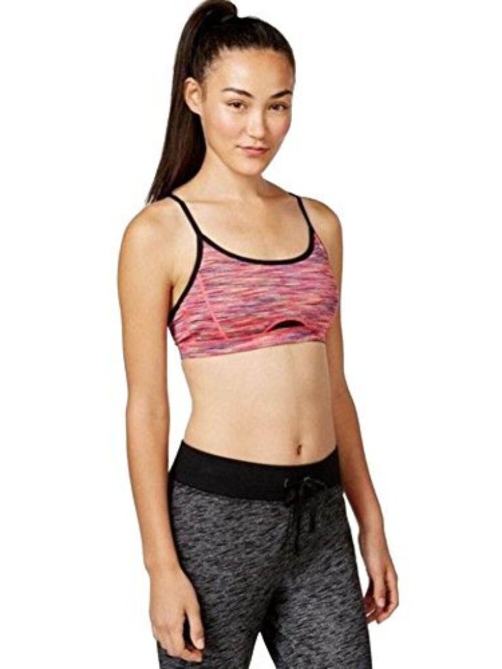 Ideology Womens Mesh Inset Sports Bra